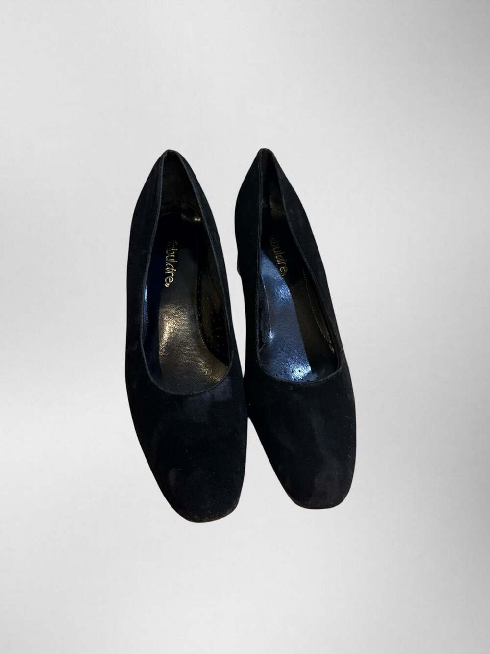 Fabulare Abby Suede Block Heel Pumps